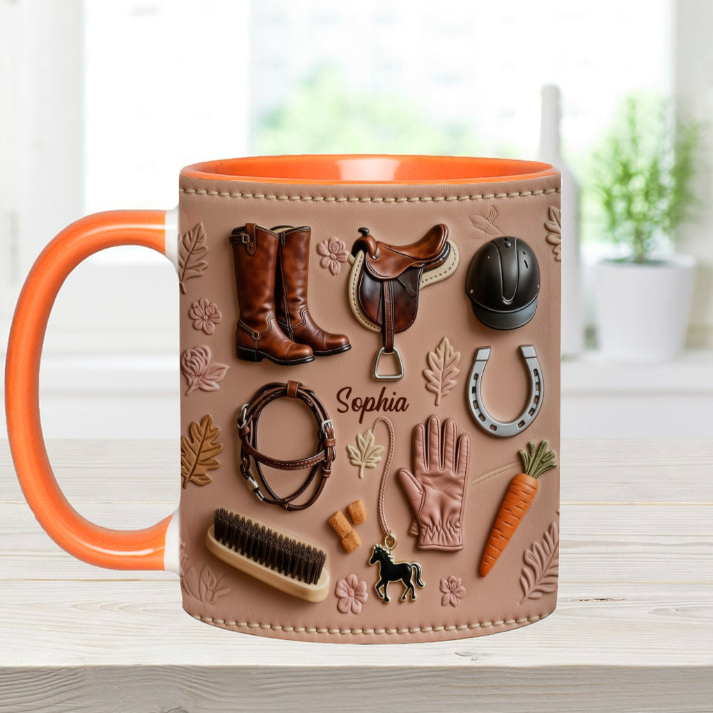 Mug personnalisé « Amoureux des chevaux »