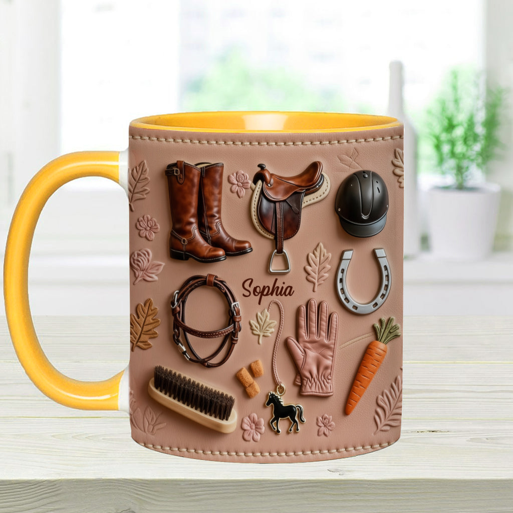 Mug personnalisé « Amoureux des chevaux »