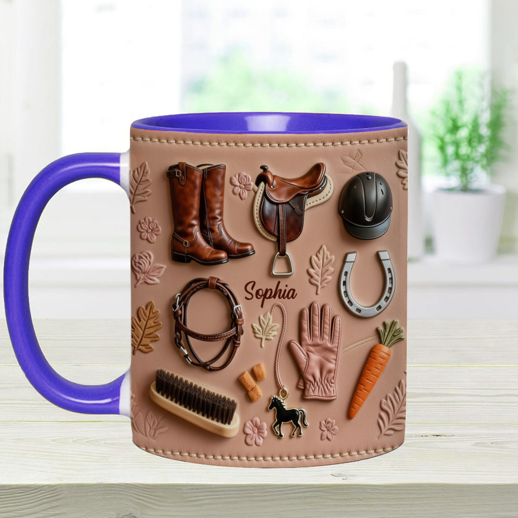 Mug personnalisé « Amoureux des chevaux »