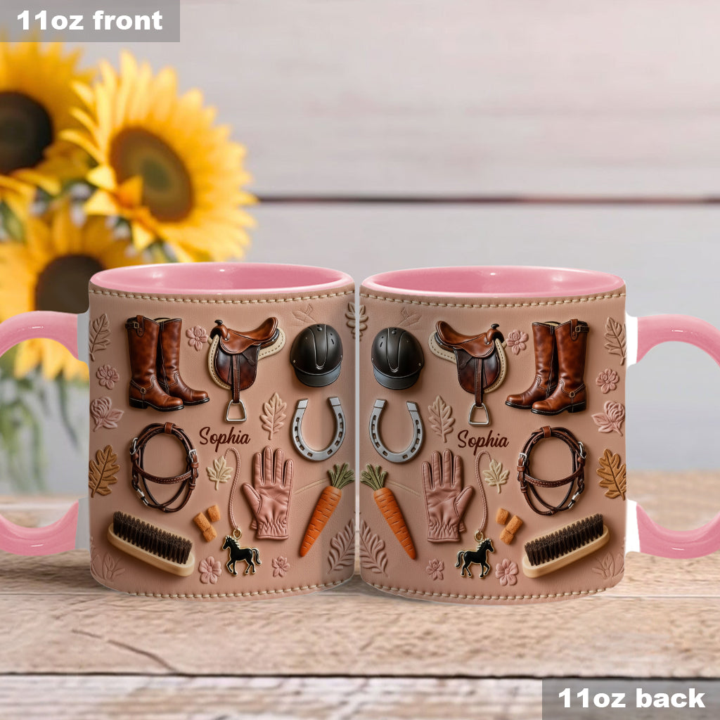 Mug personnalisé « Amoureux des chevaux »