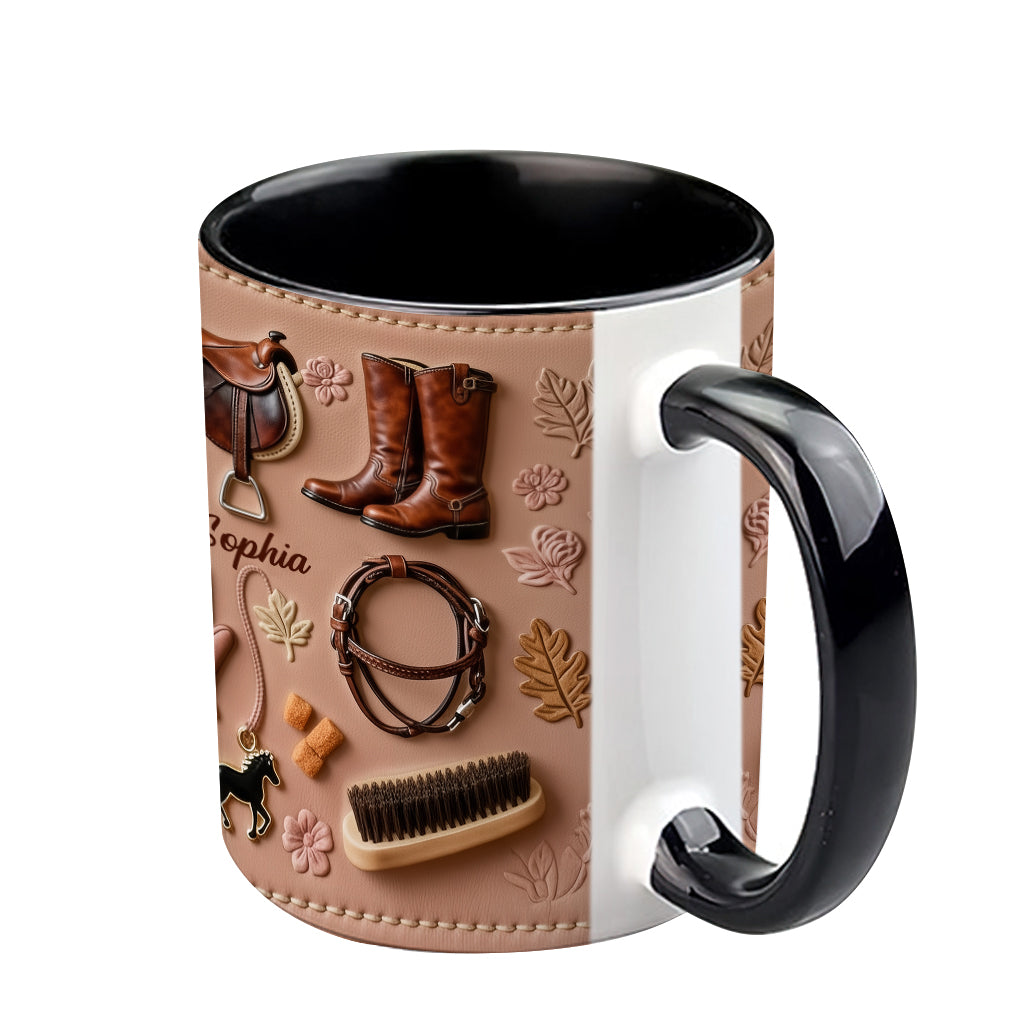 Mug personnalisé « Amoureux des chevaux »