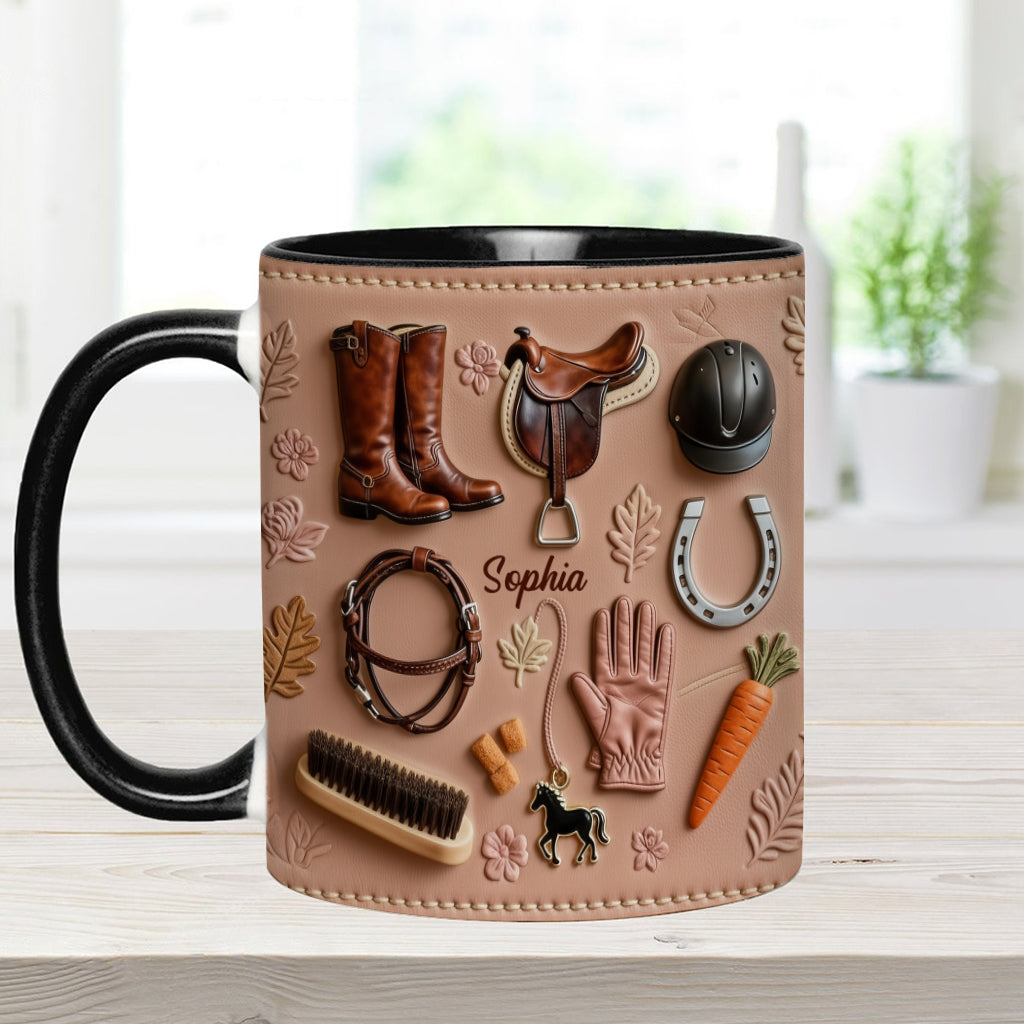 Mug personnalisé « Amoureux des chevaux »