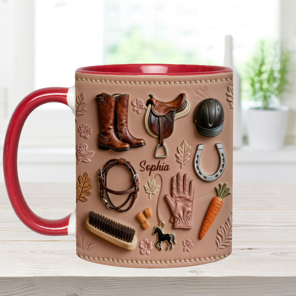 Mug personnalisé « Amoureux des chevaux »