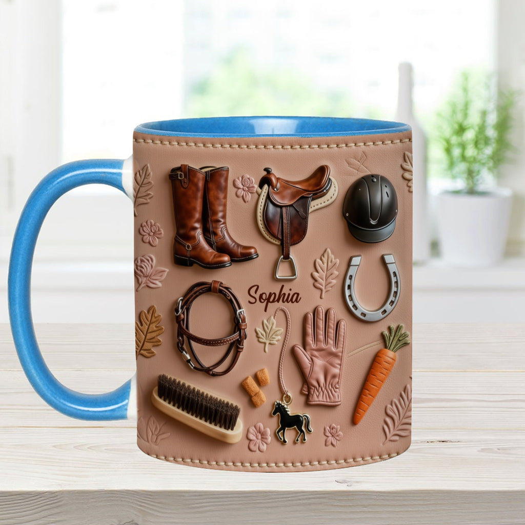Mug personnalisé « Amoureux des chevaux »
