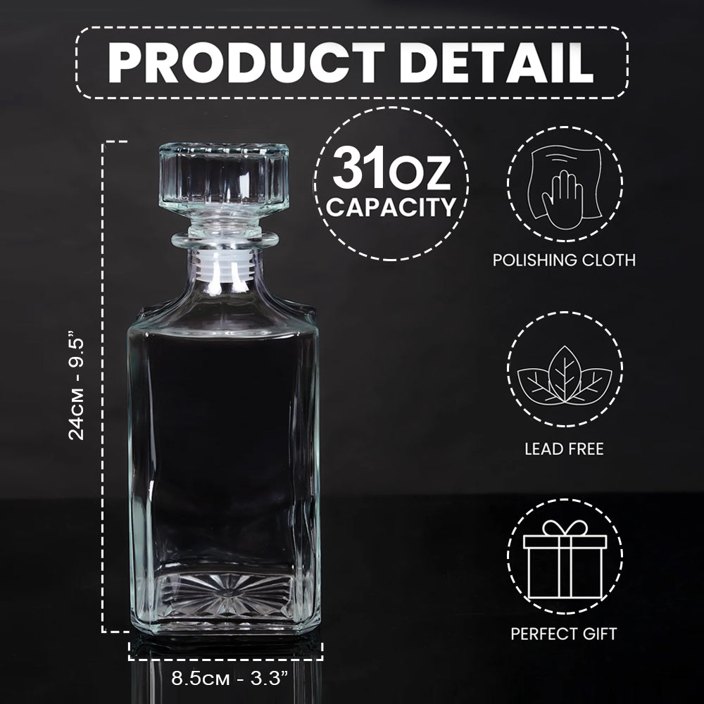 I like Whiskey And Guns And Maybe 3 People - Personalized Whisky Whiskey Decanter Set