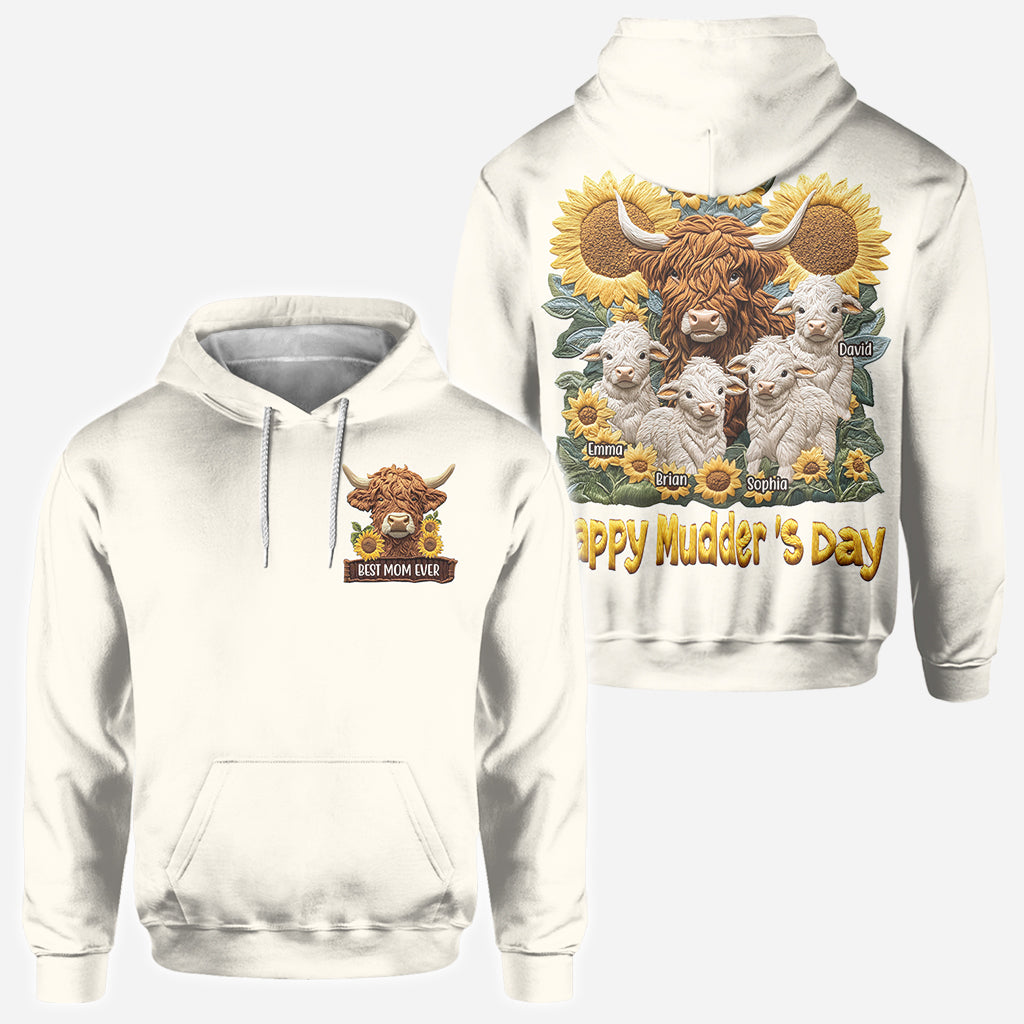 Bonne fête des mamans ! T-shirt personnalisé intégral pour maman