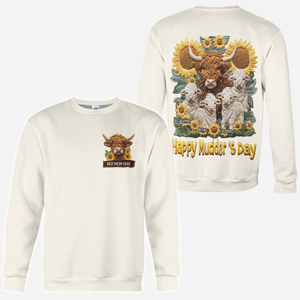 Bonne fête des mamans ! T-shirt personnalisé intégral pour maman