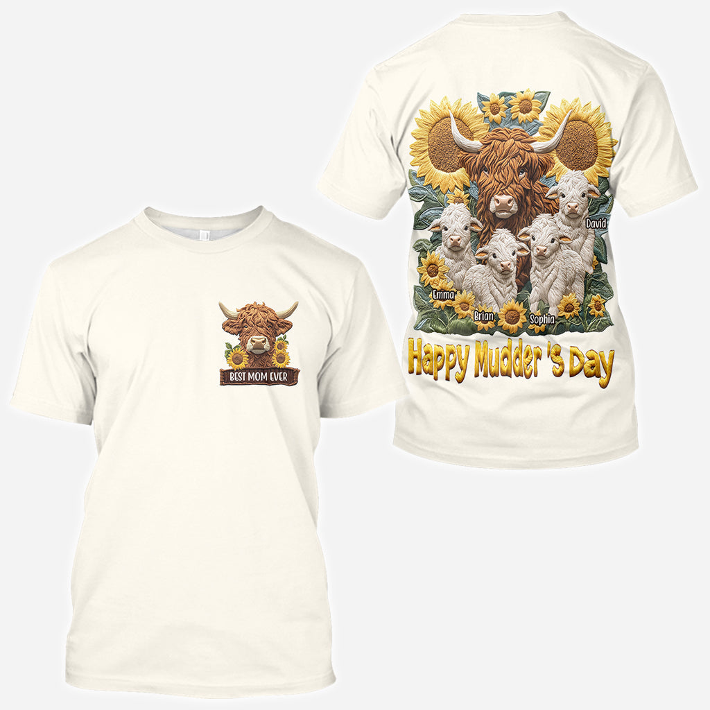 Bonne fête des mamans ! T-shirt personnalisé intégral pour maman