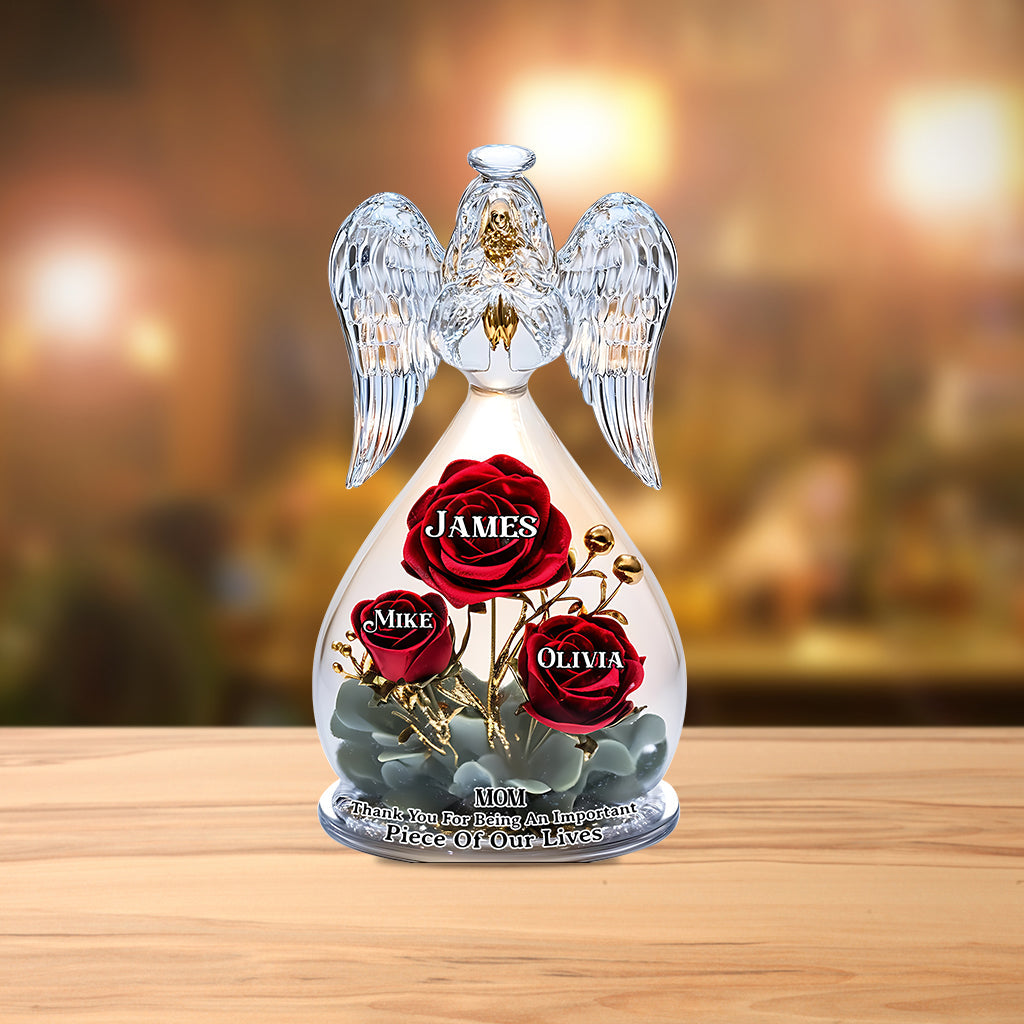 Thank You Mom For Being An Important Piece Of My Life - Personalized Mother Custom Shaped Acrylic Plaque