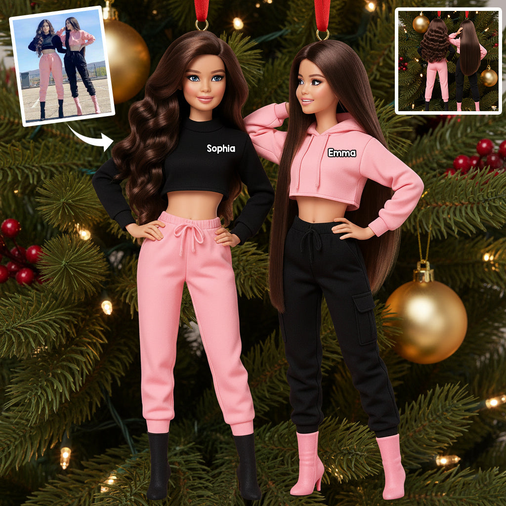 Cadeau pour elle - Figurine miniature 3D personnalisée pour sa meilleure amie