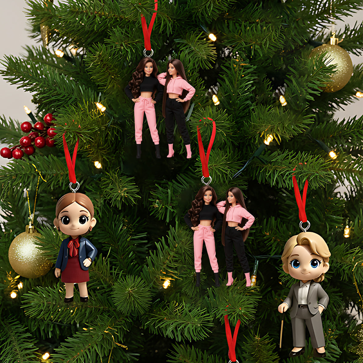 Cadeau pour elle - Figurine miniature 3D personnalisée pour sa meilleure amie