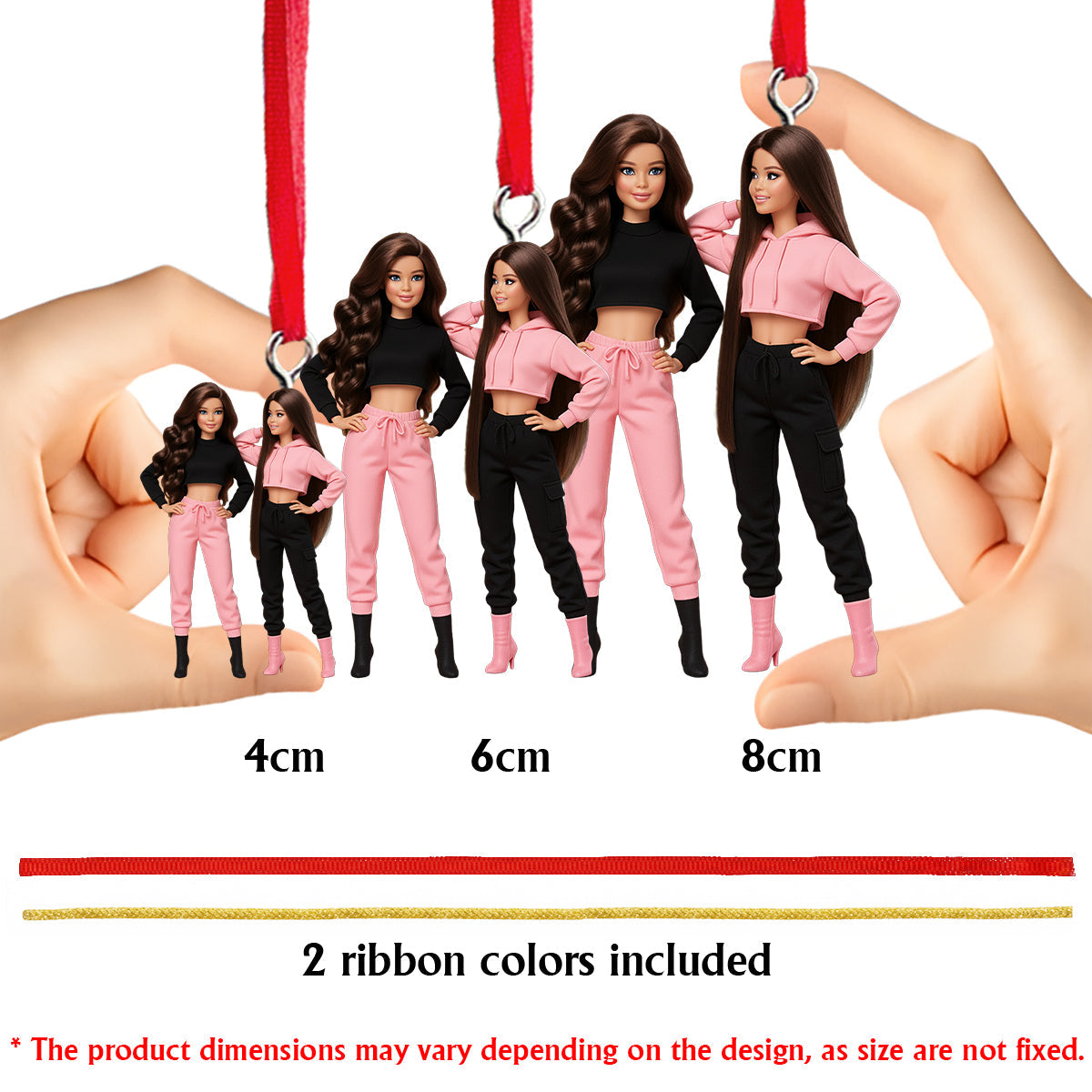 Cadeau pour elle - Figurine miniature 3D personnalisée pour sa meilleure amie