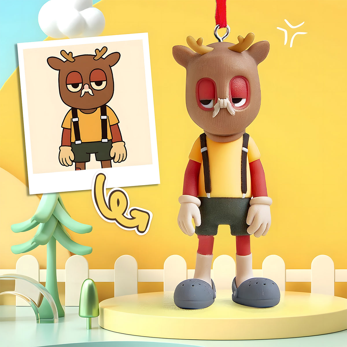 Cadeau pour elle - Figurine miniature 3D personnalisée pour sa meilleure amie