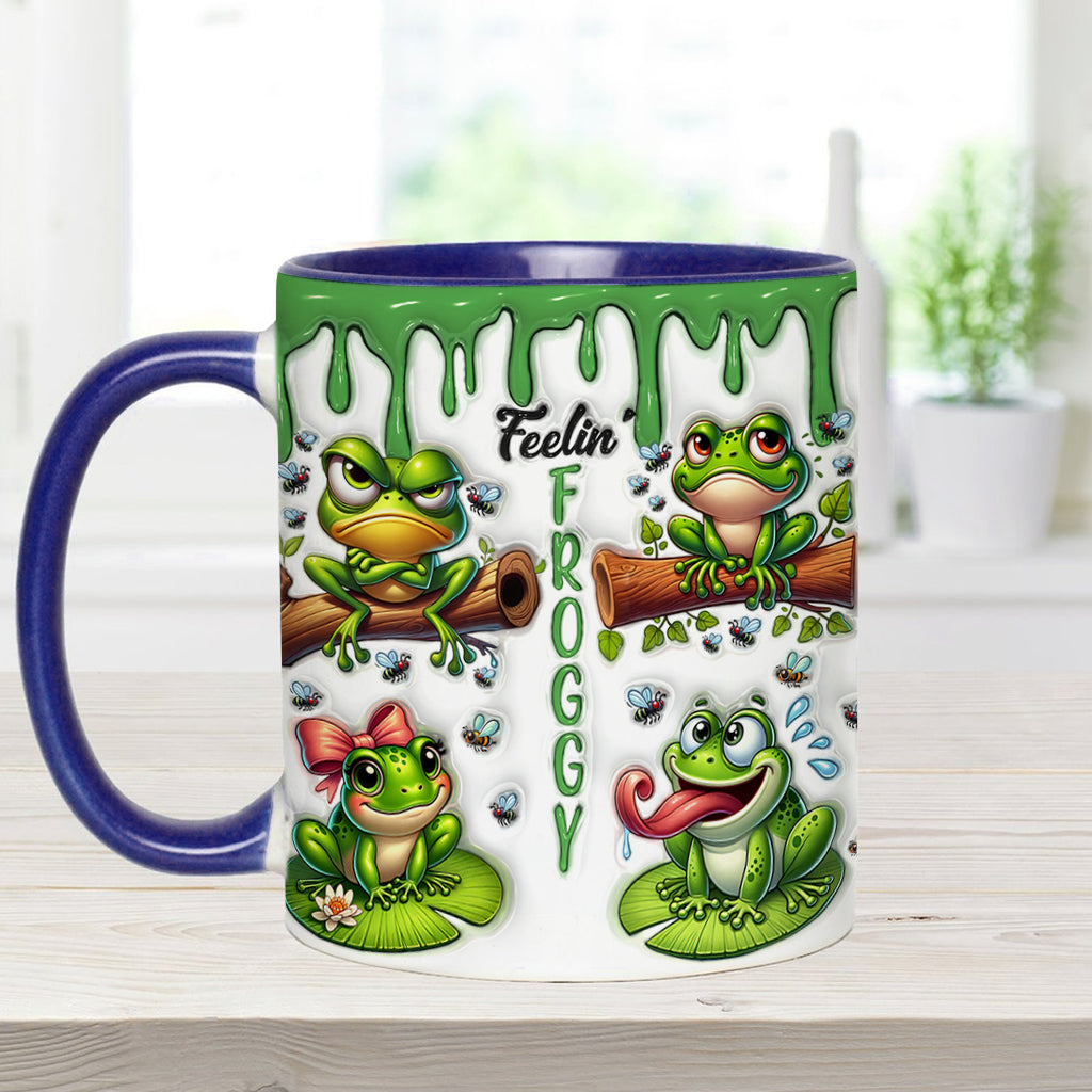 Fellin' Froggy - Personalized Frog Accent Mug