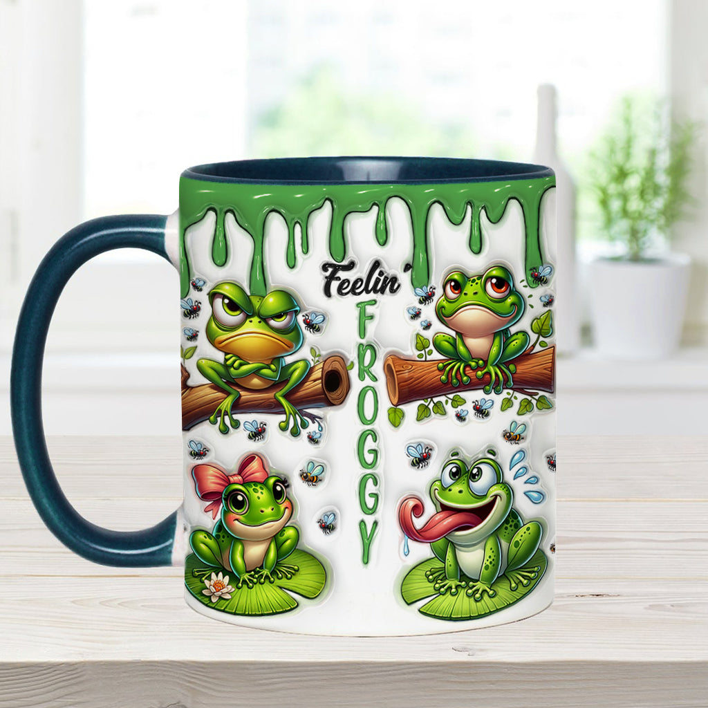 Fellin' Froggy - Personalized Frog Accent Mug