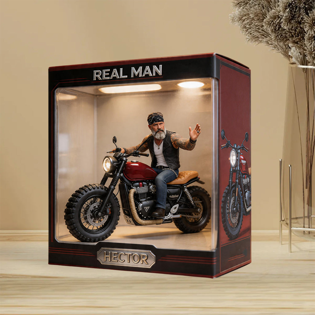 Photo Personnalisée, Véhicule Personnalisé - Plaque Acrylique Biker Sur Mesure