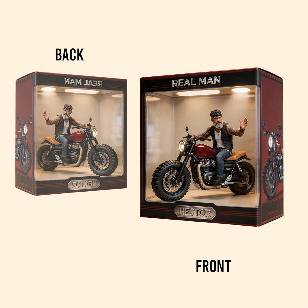 Photo Personnalisée, Véhicule Personnalisé - Plaque Acrylique Biker Sur Mesure