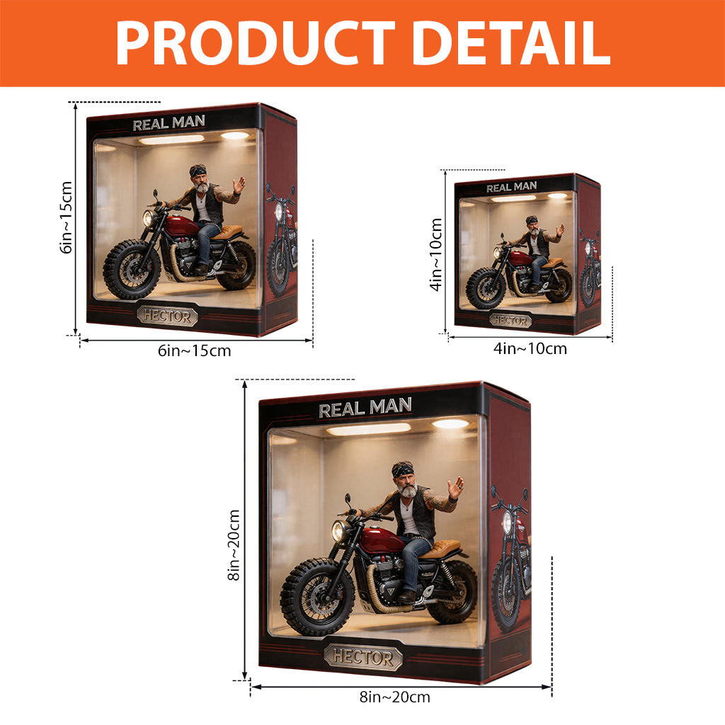 Photo Personnalisée, Véhicule Personnalisé - Plaque Acrylique Biker Sur Mesure