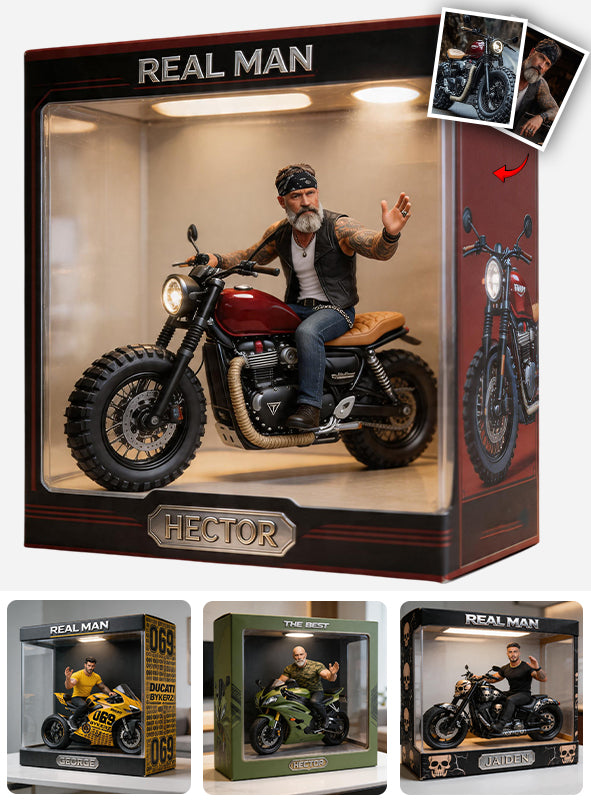 Photo Personnalisée, Véhicule Personnalisé - Plaque Acrylique Biker Sur Mesure