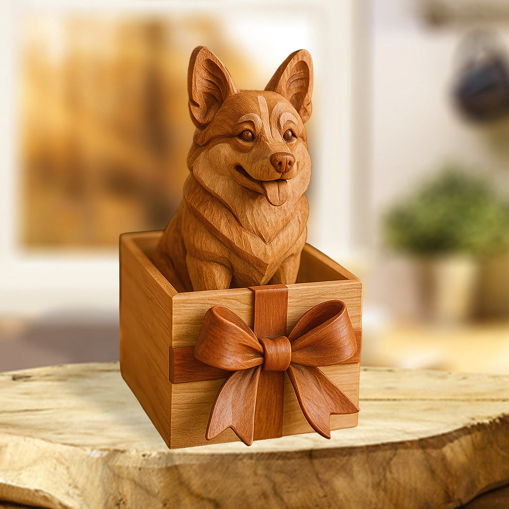 J'aime mon chien - Plaque acrylique personnalisée en forme de chien