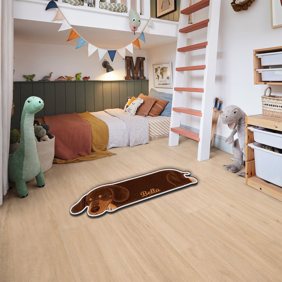 Kitchen/ Bathroom... Pet Rug - Personalized Dog Non-Slip Tufted Rug