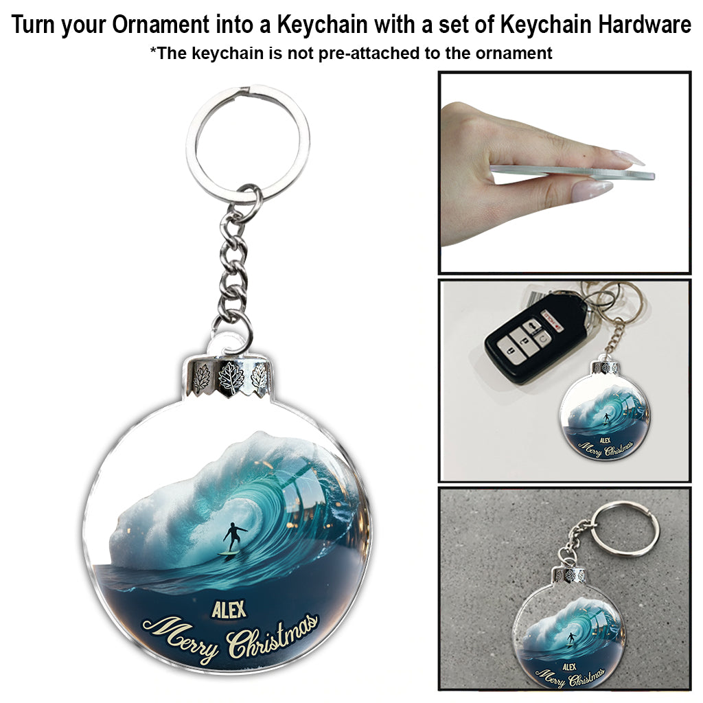 Vie de surfeur - Ornement de surf personnalisé