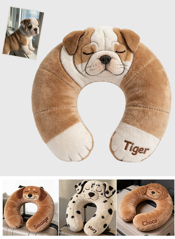 Dog Mom, Dog Dad Gift - Personalized Dog Premium Faux Fur Pillow