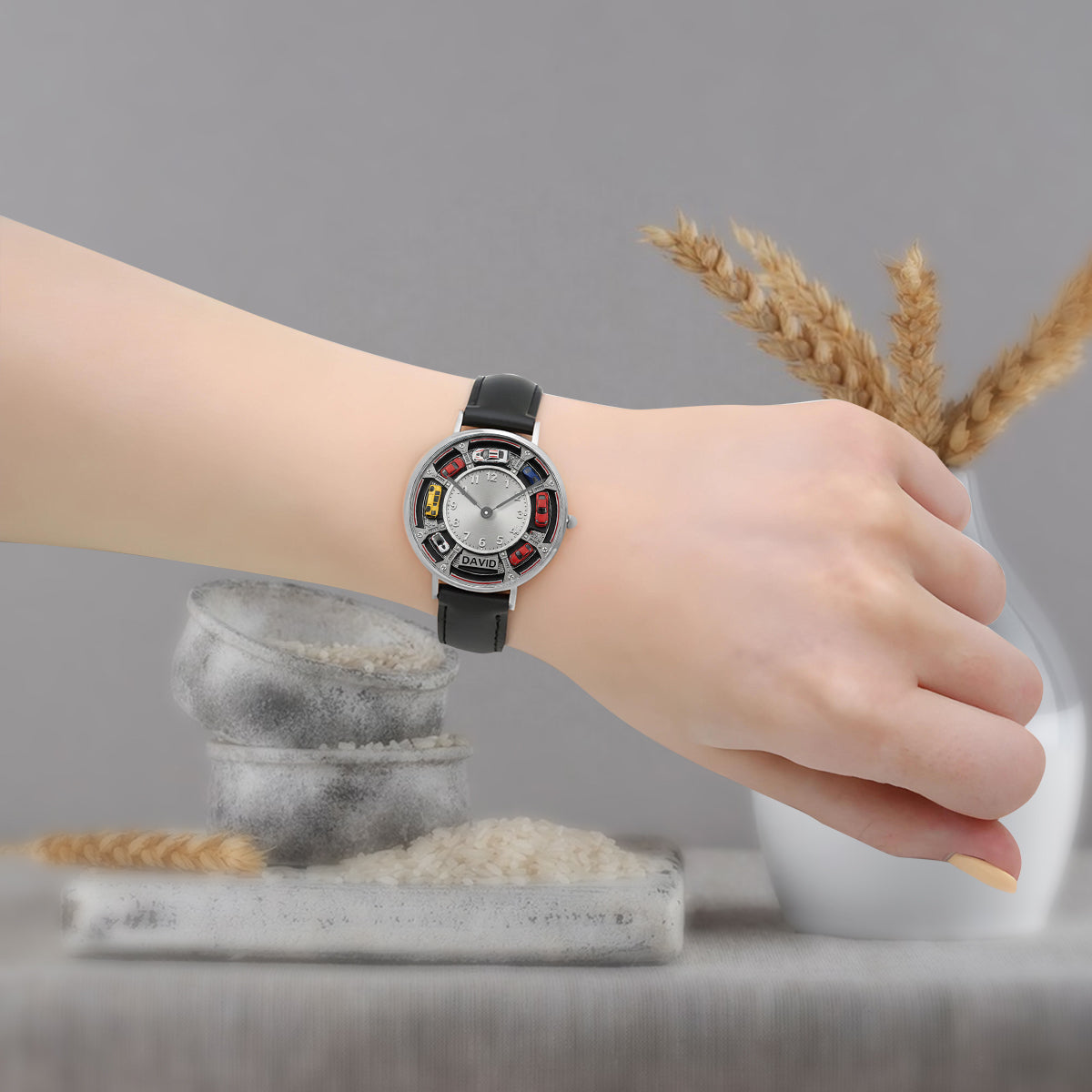 Montre personnalisée pour les passionnés d'automobile