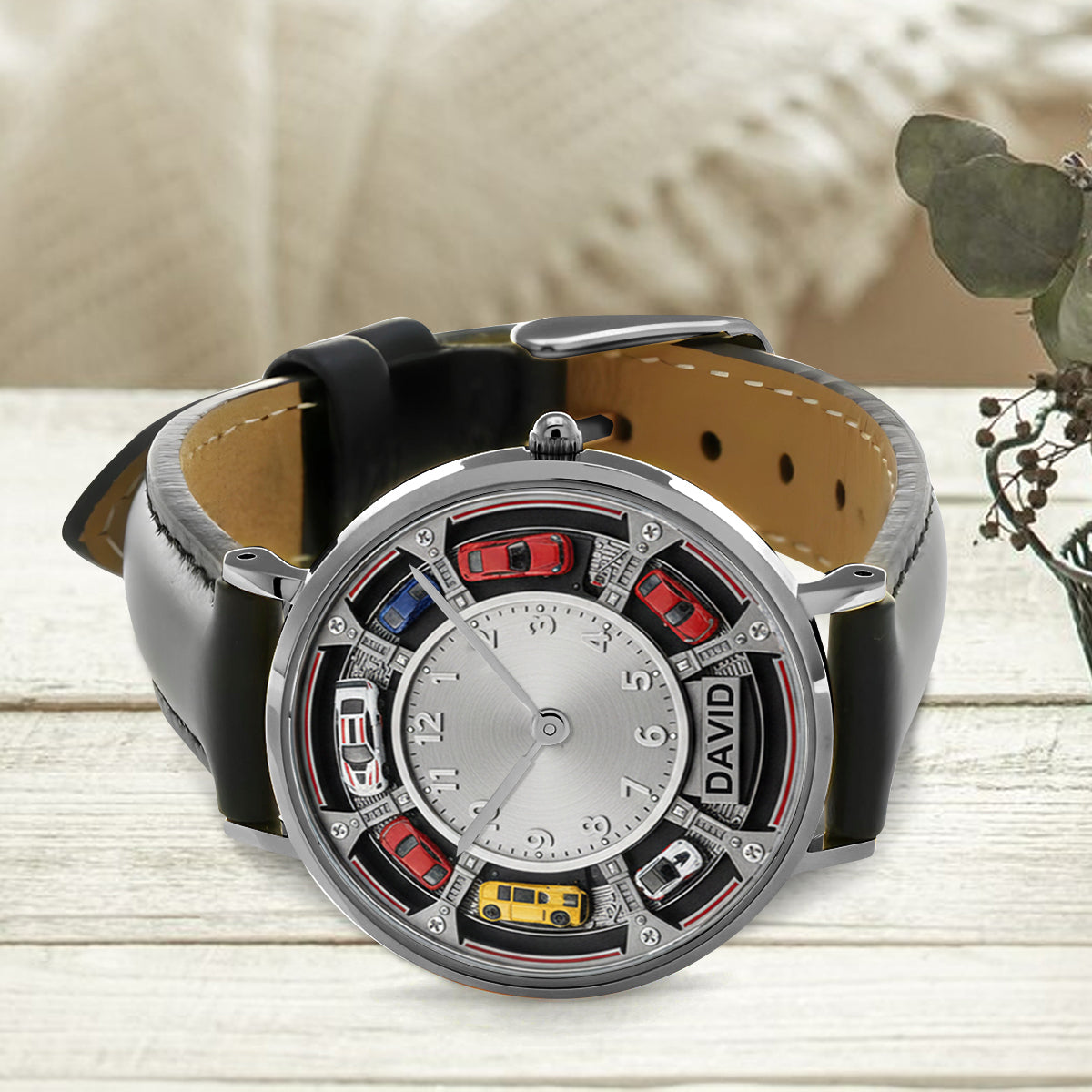Montre personnalisée pour les passionnés d'automobile
