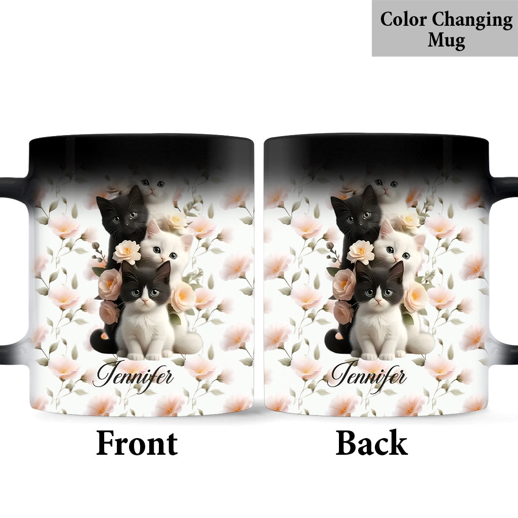 Cute Kittens - Personalized Cat Mug