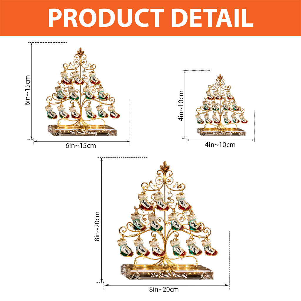 Happy Family - Personalized Family Custom Shaped Acrylic Plaque