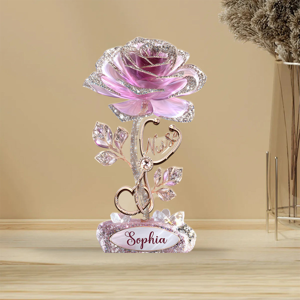 Nurse Life - Personalized Nurse Custom Shaped Acrylic Plaque