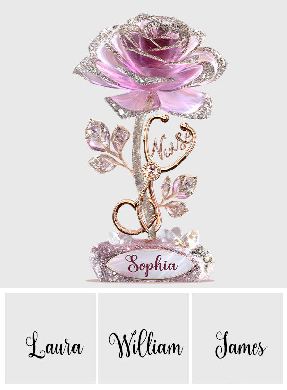 Nurse Life - Personalized Nurse Custom Shaped Acrylic Plaque