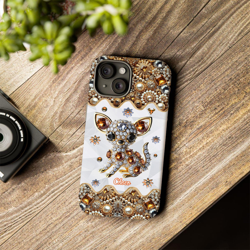 Love Chihuahuas - Personalized Dog Full Print Phone Case