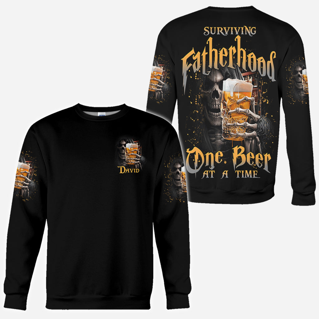 Survivre à la paternité - T-shirt personnalisé pour papa