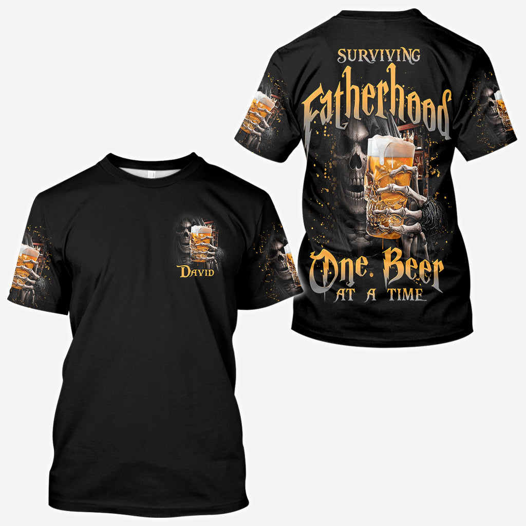 Survivre à la paternité - T-shirt personnalisé pour papa