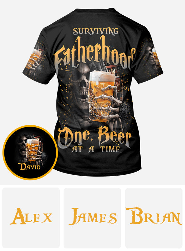 Survivre à la paternité - T-shirt personnalisé pour papa