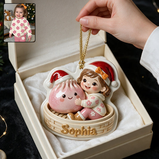 Personnalisé à partir de n'importe quelle photo - Ornement 3D Premium pour enfant