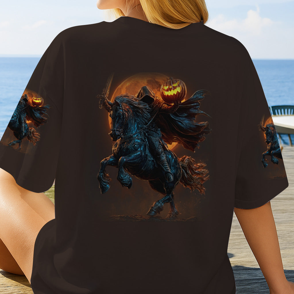 Bonjour les ténèbres - T-shirt personnalisé avec crâne intégral