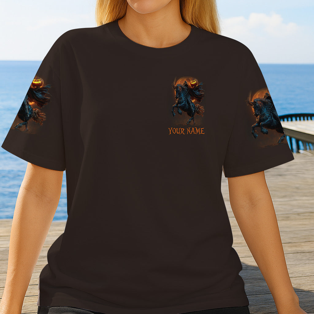 Bonjour les ténèbres - T-shirt personnalisé avec crâne intégral