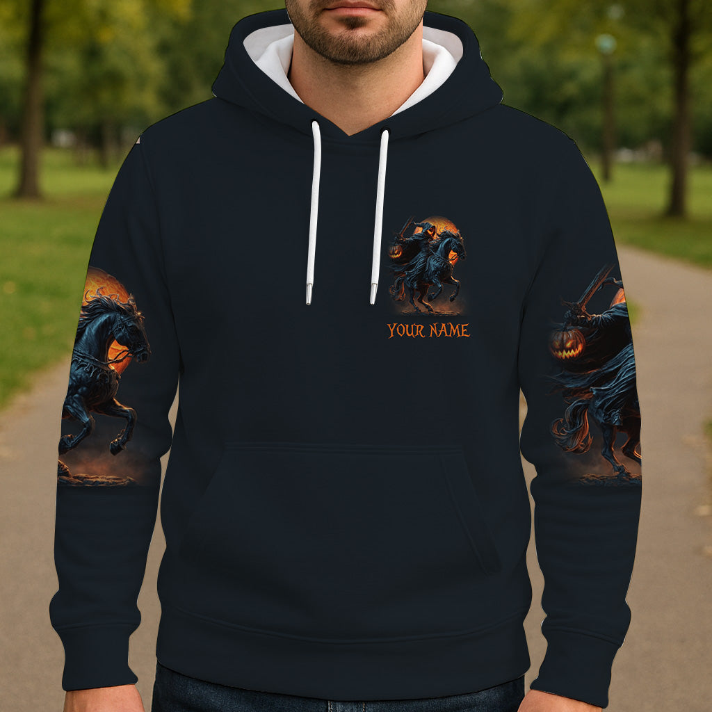 Bonjour les ténèbres - T-shirt personnalisé avec crâne intégral