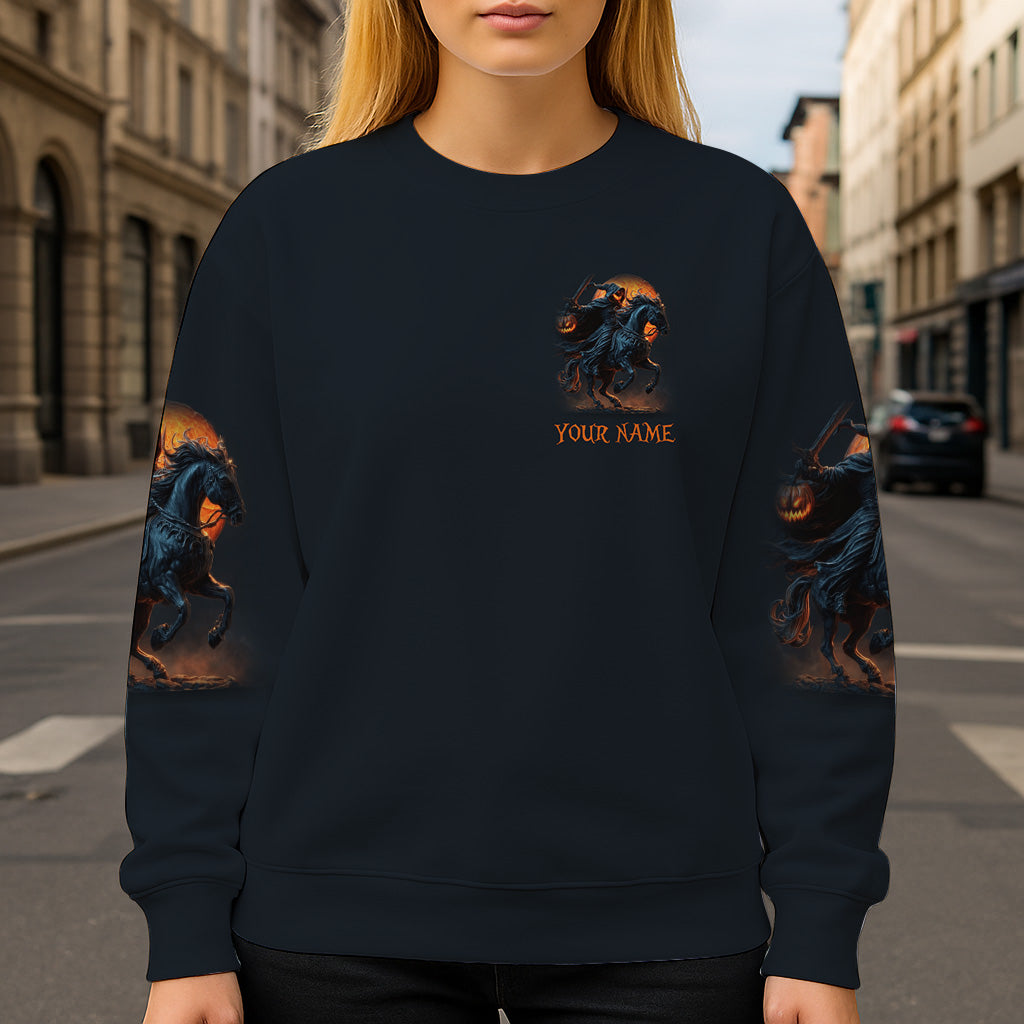 Bonjour les ténèbres - T-shirt personnalisé avec crâne intégral