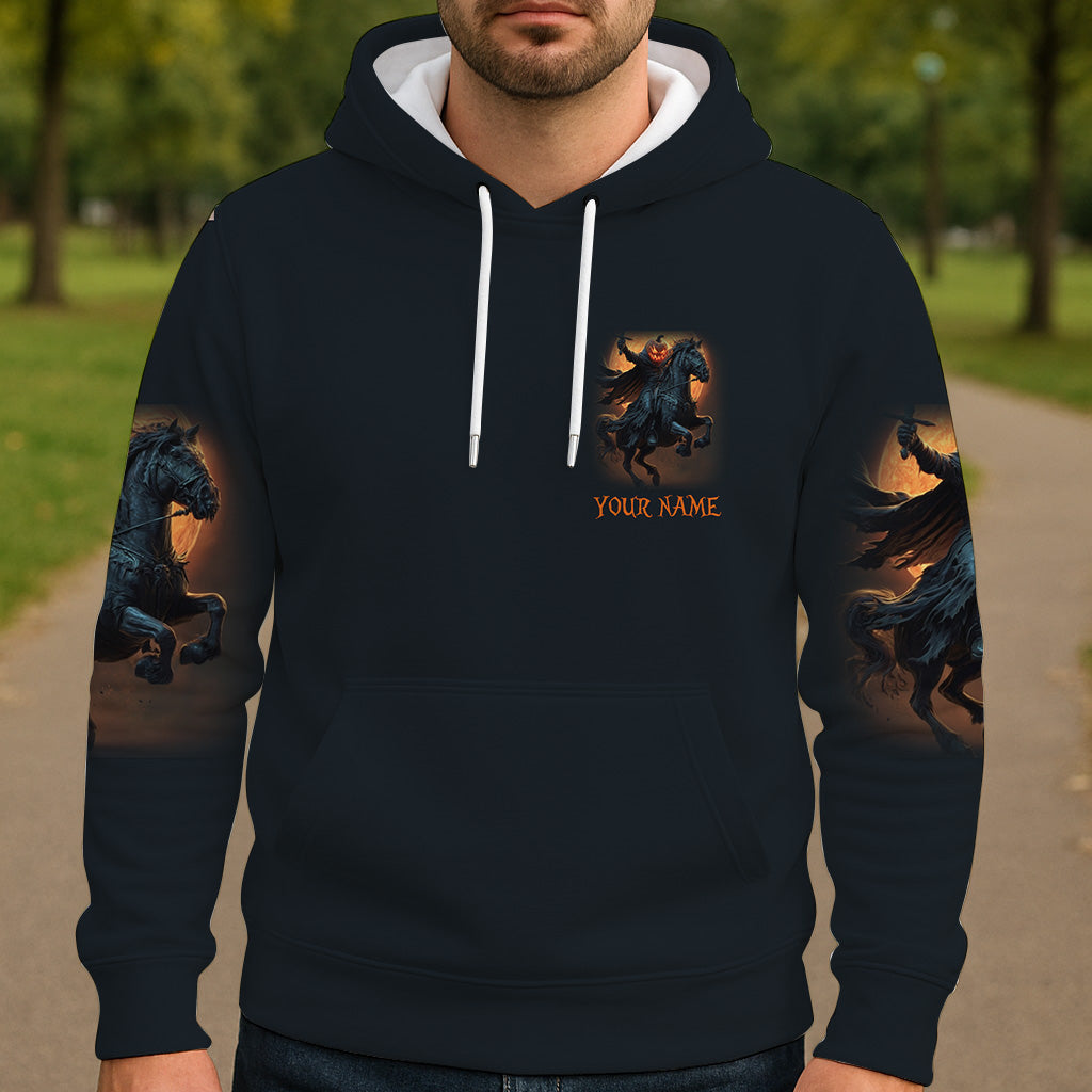 Bonjour les ténèbres - T-shirt personnalisé avec crâne intégral