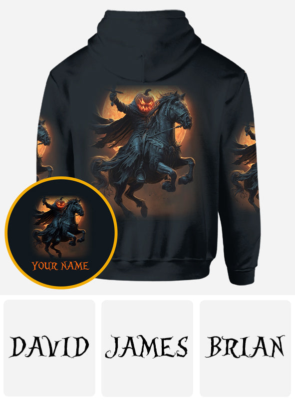 Bonjour les ténèbres - T-shirt personnalisé avec crâne intégral