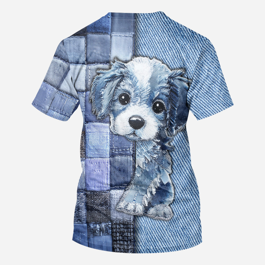 T-shirt personnalisé « J’adore les Golden Retrievers » avec motif chien.