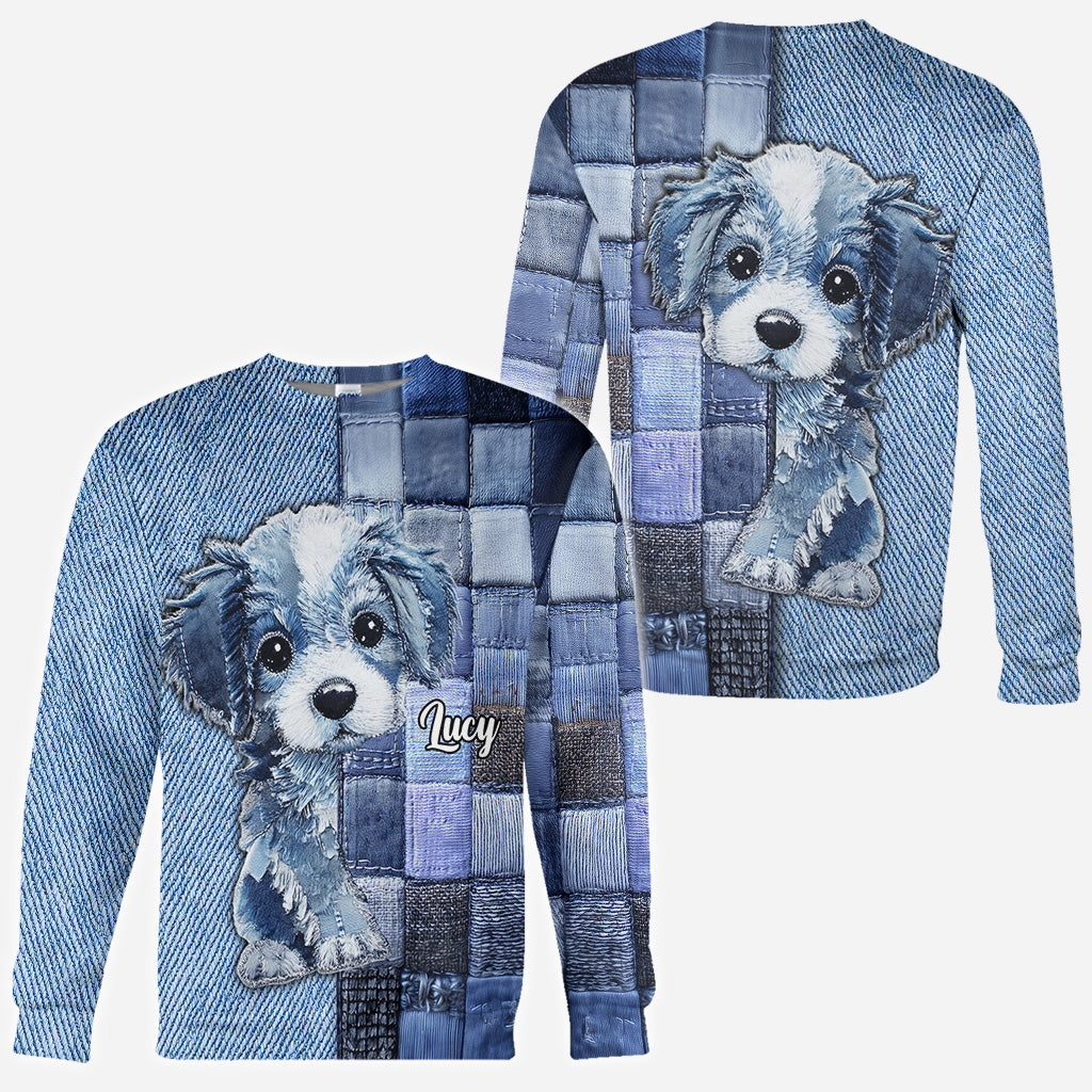 T-shirt personnalisé « J’adore les Golden Retrievers » avec motif chien.