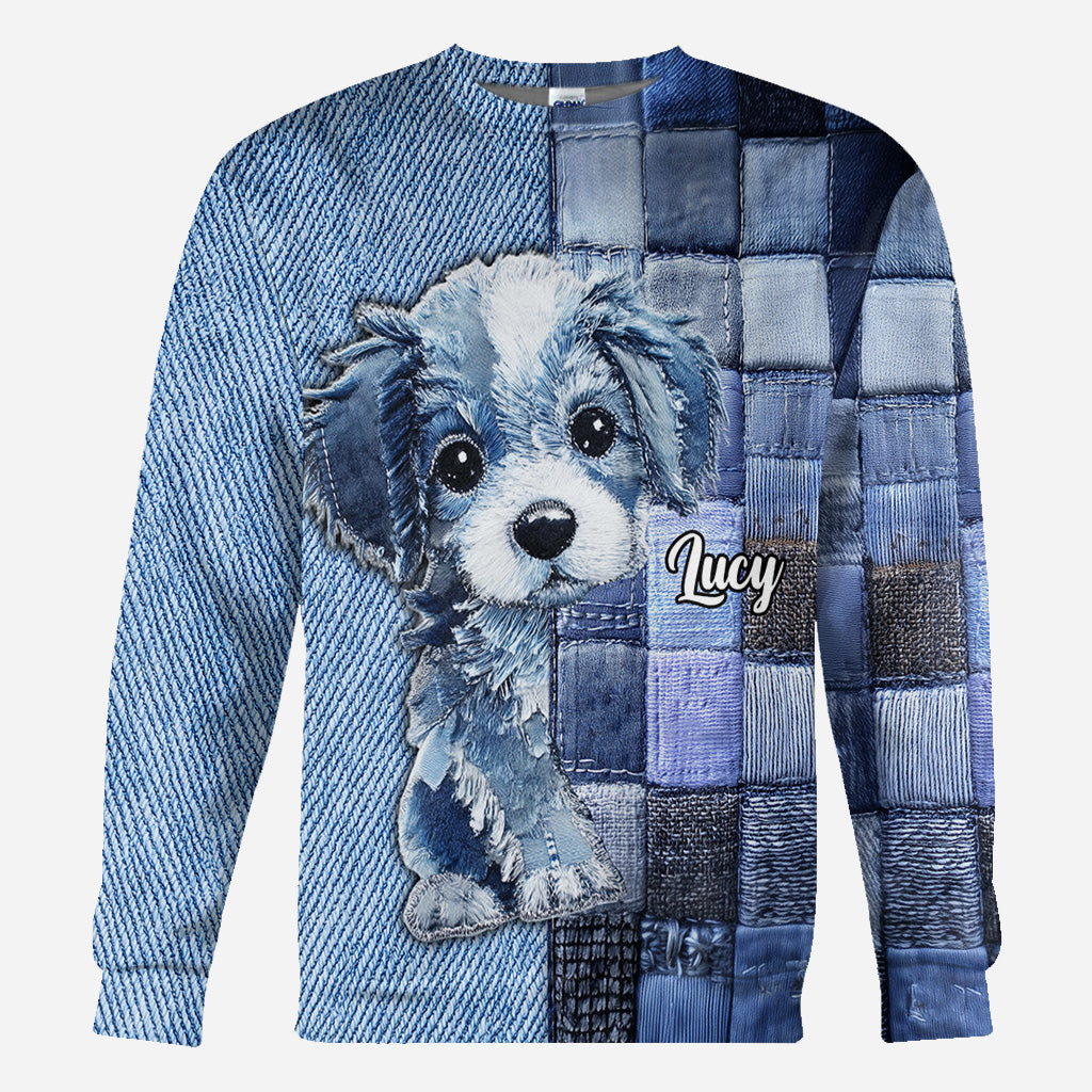 T-shirt personnalisé « J’adore les Golden Retrievers » avec motif chien.