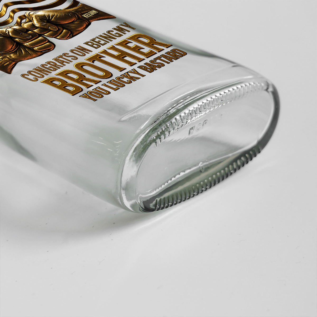 Félicitations pour être mon frère ! – Bouteille de vin personnalisée pour frère/sœur