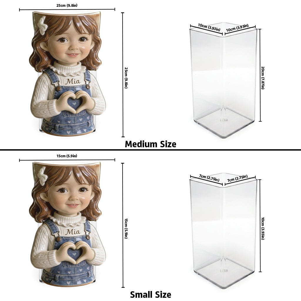 Any Kid Photo - Personalized Kid Acrylic Pot