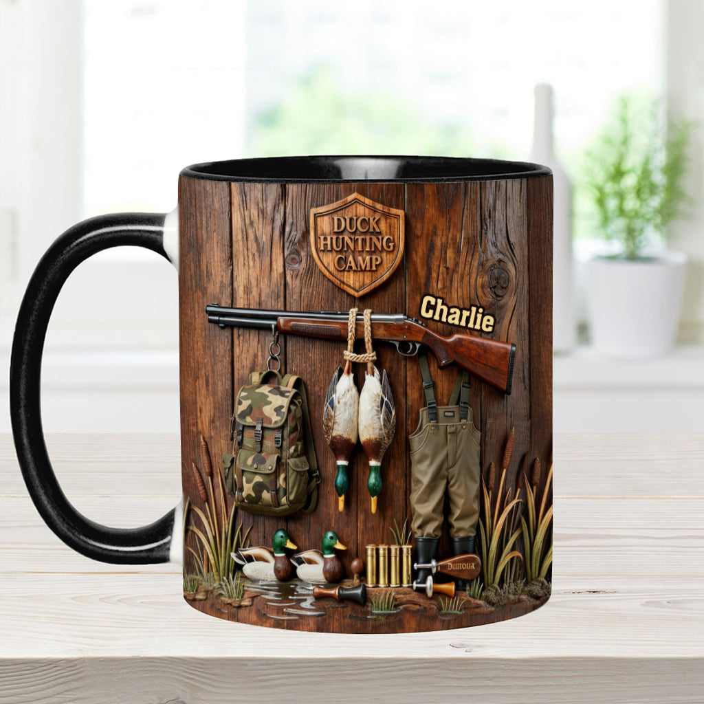 Duck Hunting Season - Personalized Hunting Accent Mug